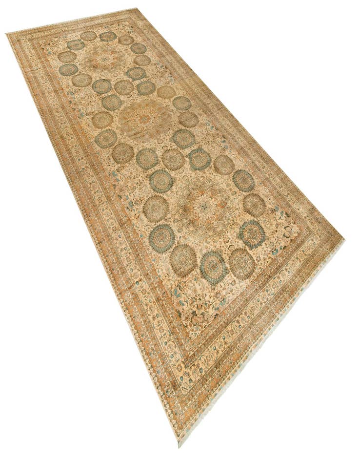 Detail image of 16' 5 x 34' 4  Hand Knotted Peshawar Ziegler Rug