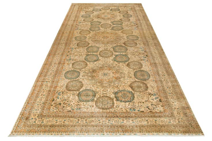 Detail image of 16' 5 x 34' 4 Hand Knotted Peshawar Ziegler Rug