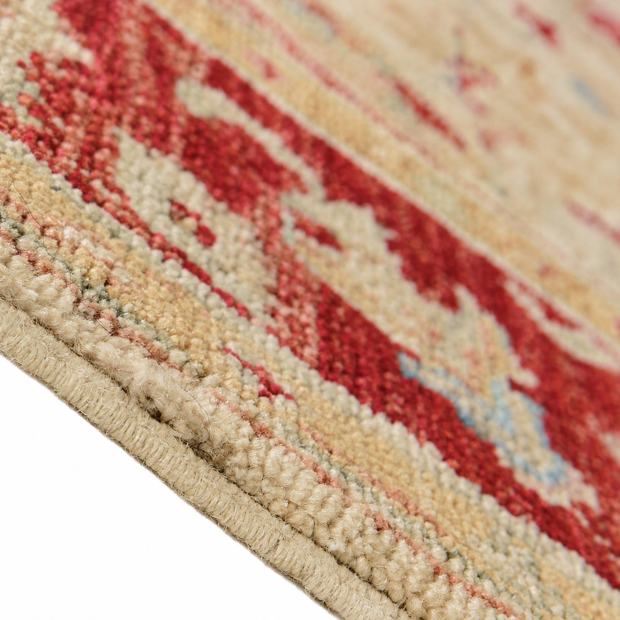 120cm x 200cm anudado a mano Peshawar Ziegler Alfombra