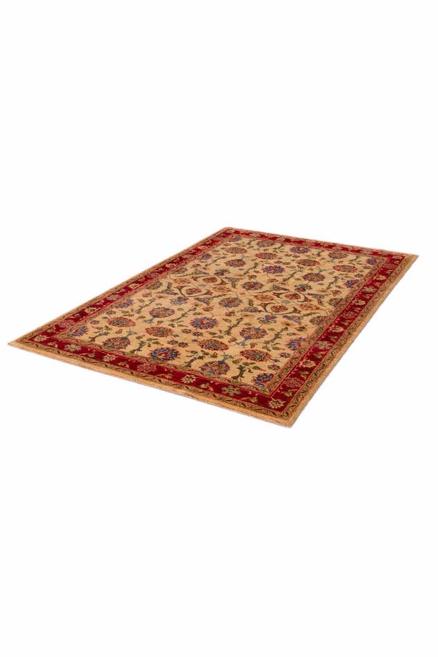 Detail image of 4' x 6' 2 Hand Knotted Peshawar Ziegler Rug