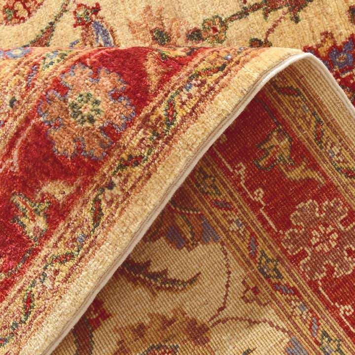 4' x 6' 2 Hand Knotted Peshawar Ziegler Rug