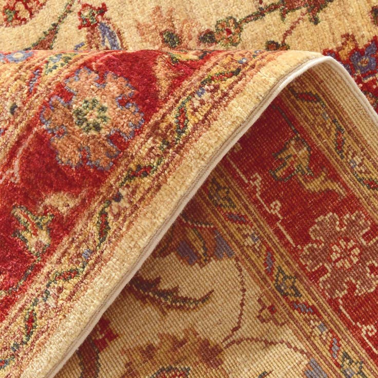 Detail image of 4' x 6' 2 Hand Knotted Peshawar Ziegler Rug