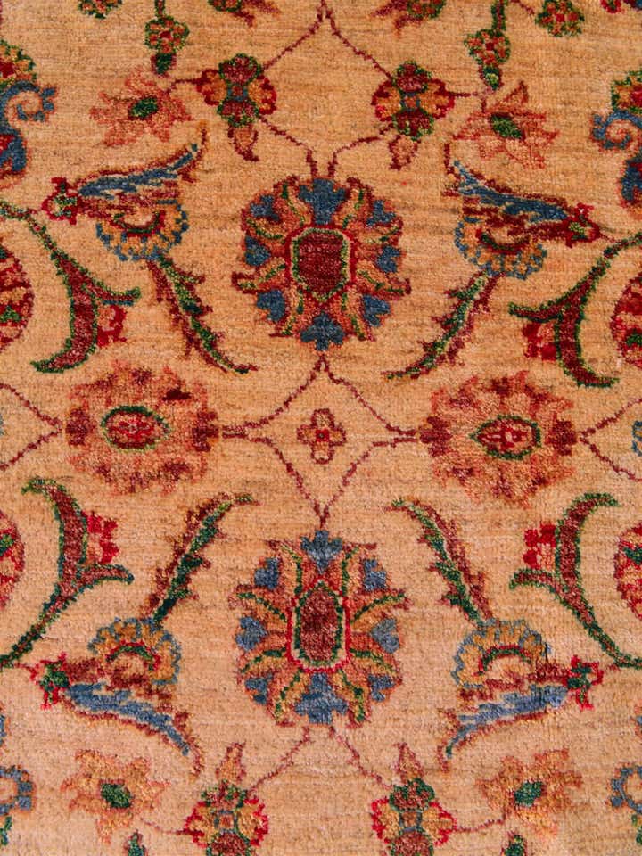 4' x 6' 2 Hand Knotted Peshawar Ziegler Rug