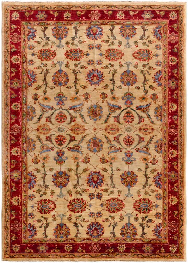 4' x 6' 2 Hand Knotted Peshawar Ziegler Rug