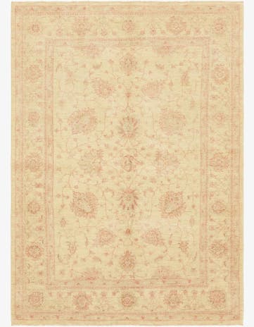 5' 6 x 7' 8 Hand Knotted Peshawar Ziegler Rug