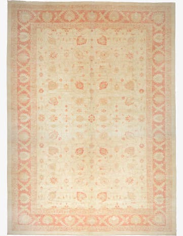 16' 6 x 22' 8 Hand Knotted Peshawar Ziegler Oriental Rug