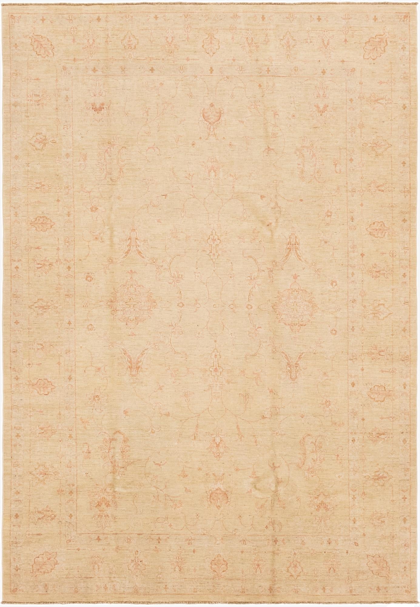6' 10 x 10'  Hand Knotted Peshawar Ziegler Rug