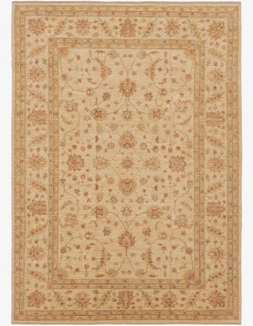 8' 3 x 11' 4 Hand Knotted Peshawar Ziegler Rug
