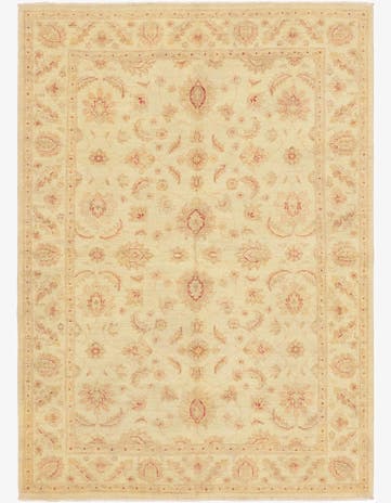 5' 6 x 7' 8 Hand Knotted Peshawar Ziegler Rug