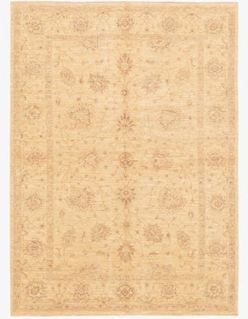 5' 8 x 7' 11 Hand Knotted Peshawar Ziegler Rug