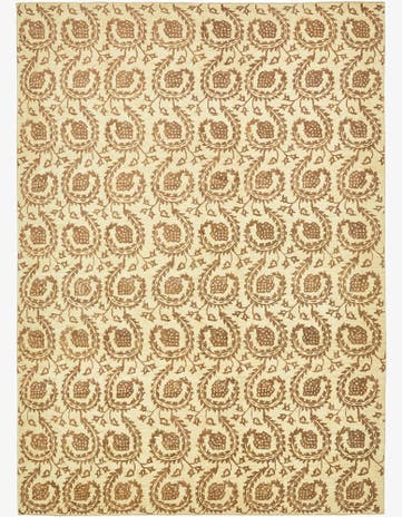 8' x 11' 2 Hand Knotted Peshawar Ziegler Rug