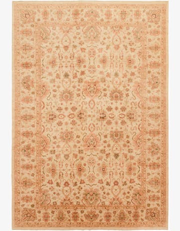 13' 2 x 19' 4 Hand Knotted Peshawar Ziegler Rug