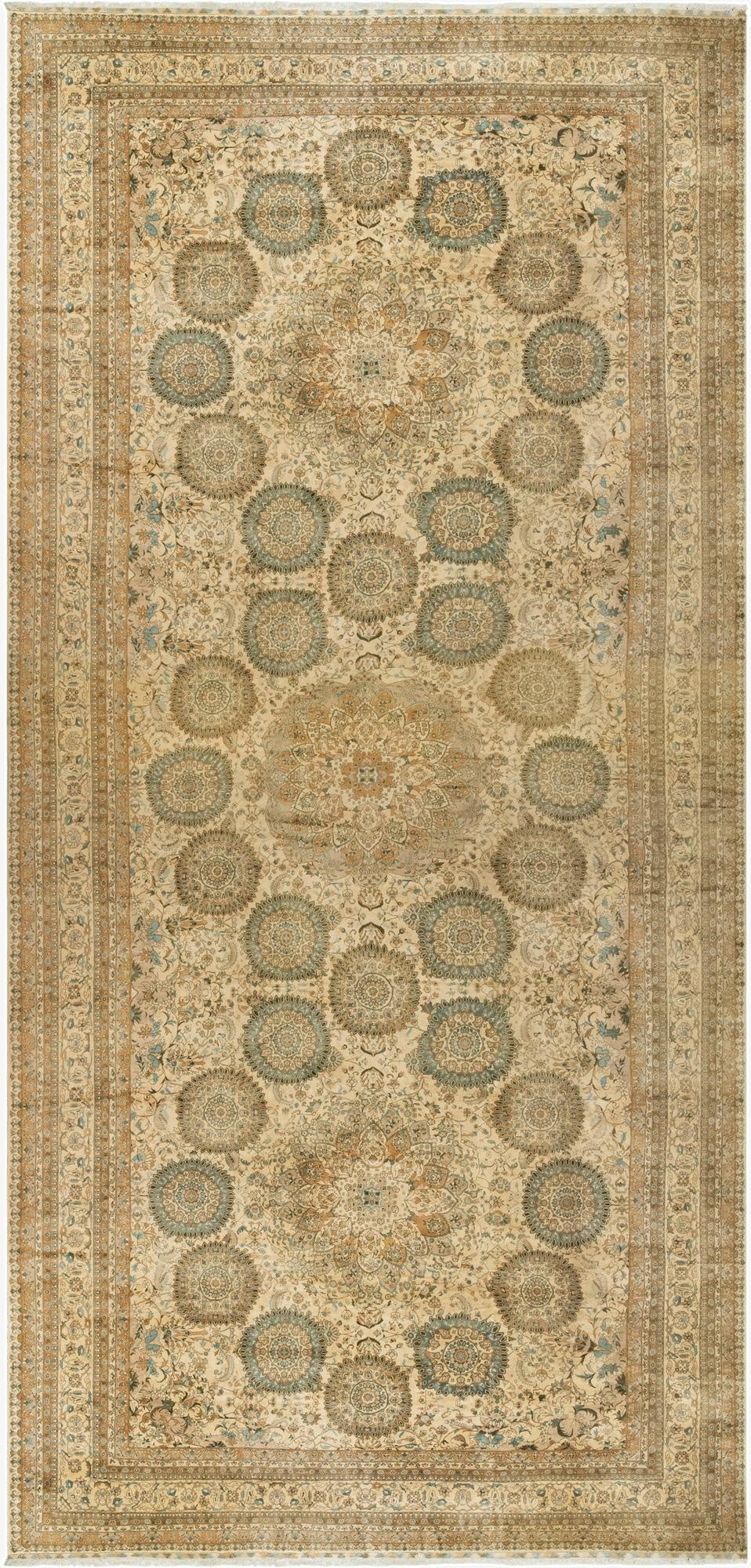 16' 5 x 34' 4  Hand Knotted Peshawar Ziegler Rug