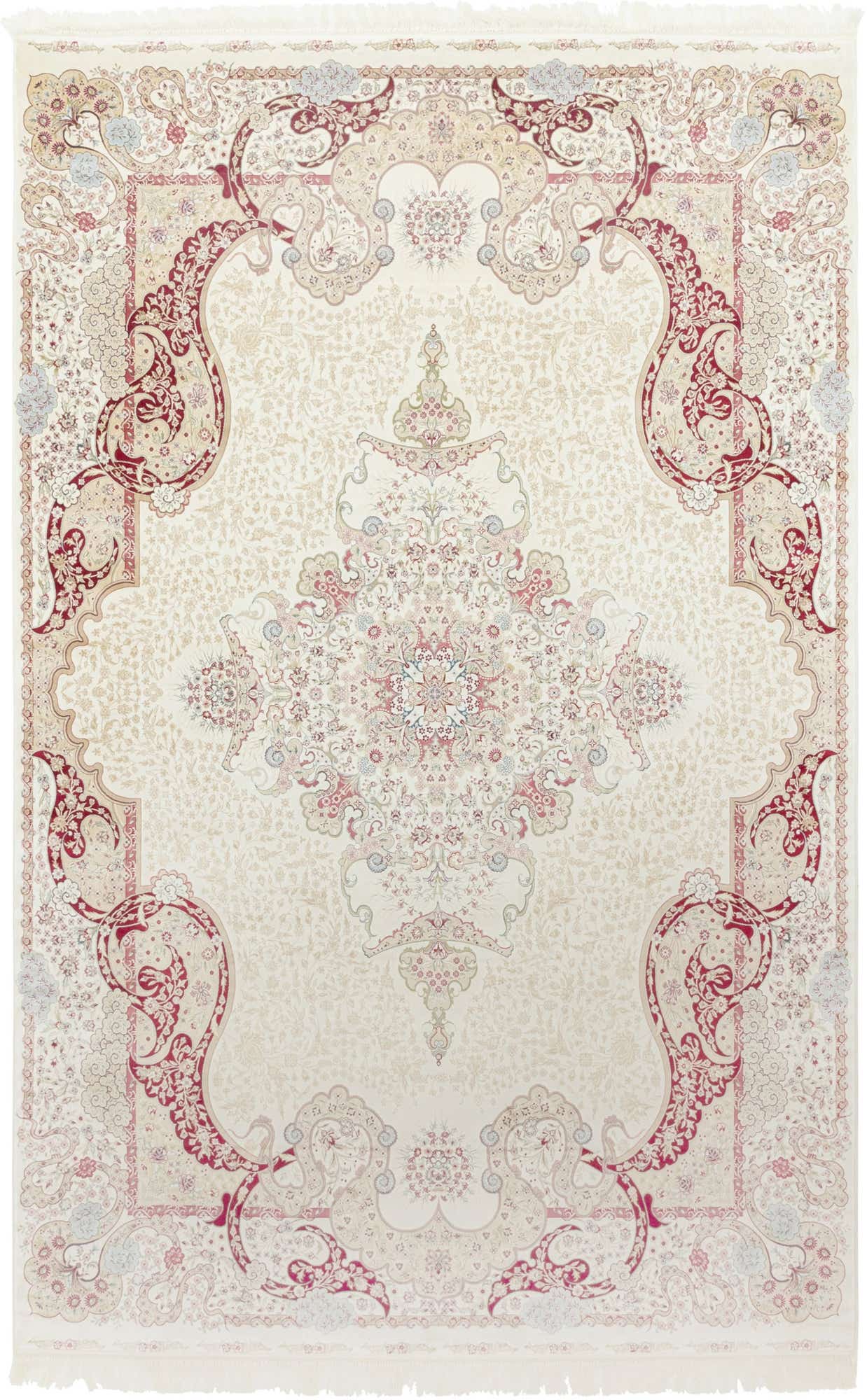 5' x 7' 5 Qom Bamboo Silk Rug