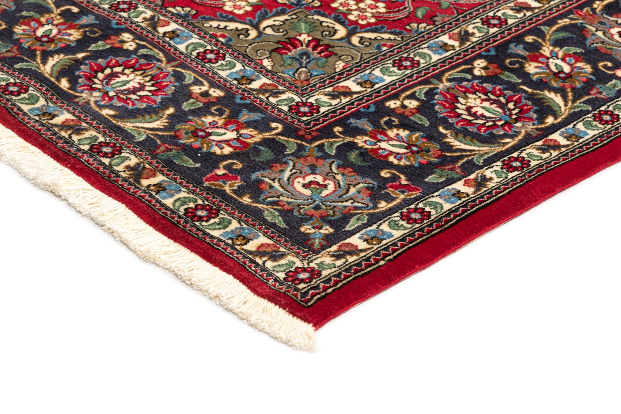 6' 7 x 9' 7 Hand Knotted Qom Persian Rug