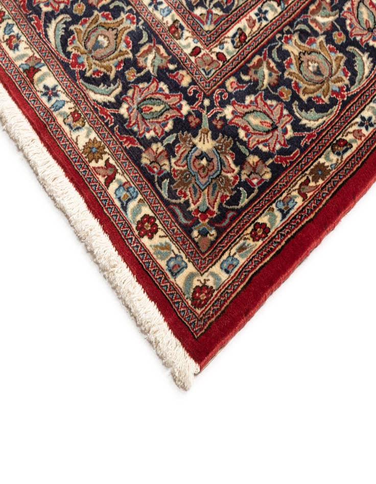 Detail image of 6' 4 x 9' 9  Hand Knotted Qom Persian Rug