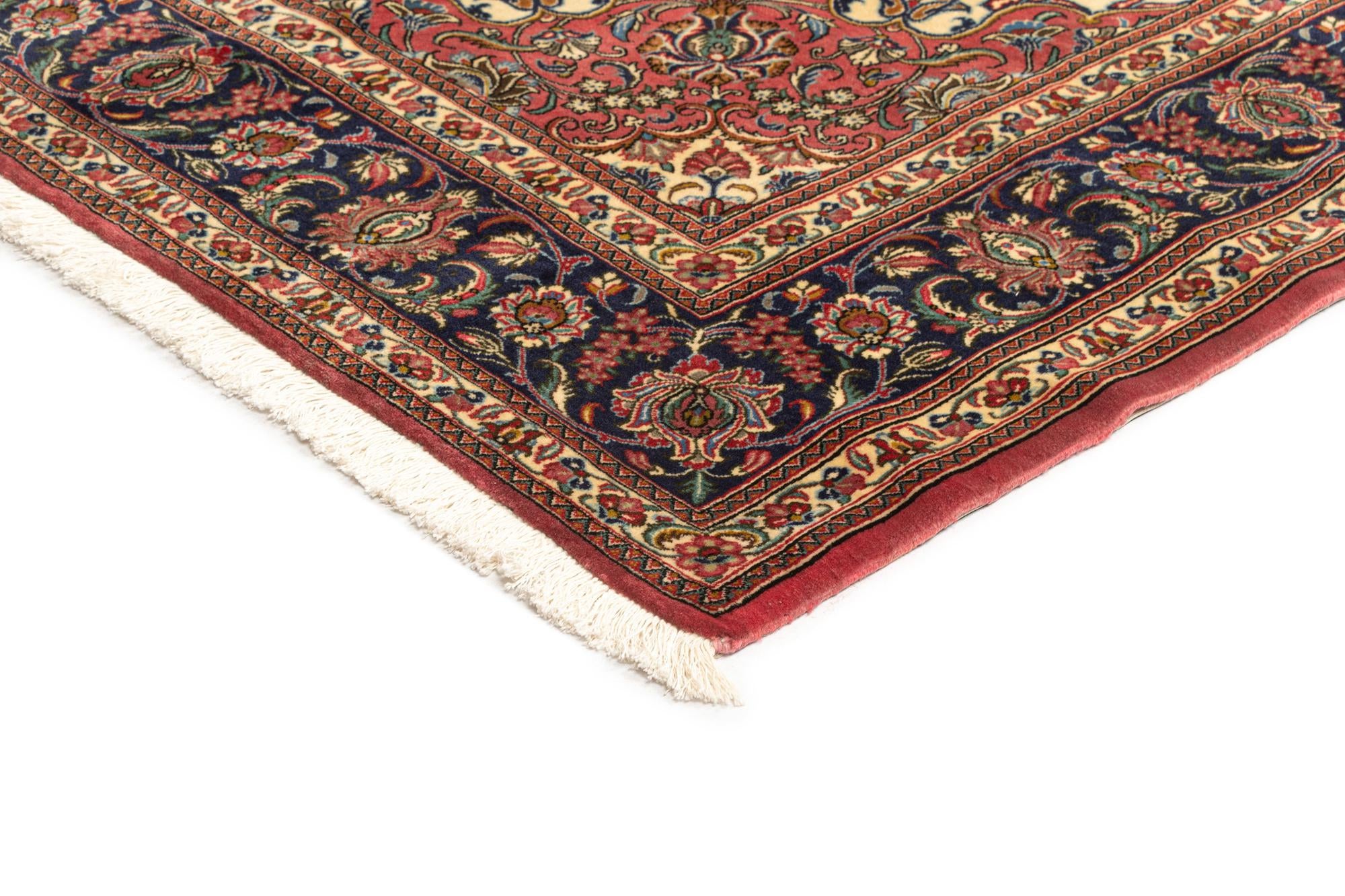 6' 8 x 10' Hand Knotted Qom Persian Rug