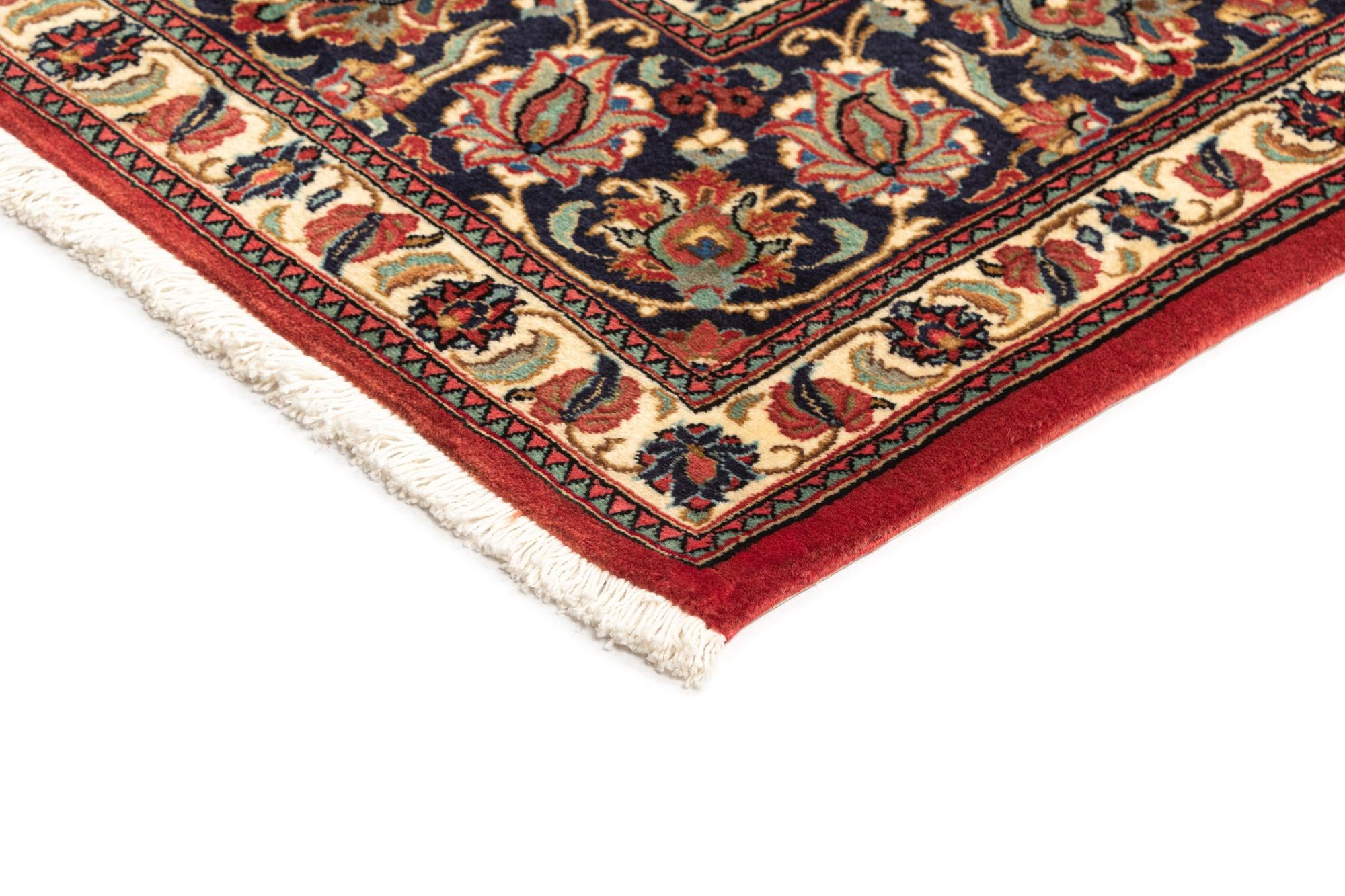6' 7 x 10' Hand Knotted Qom Persian Rug
