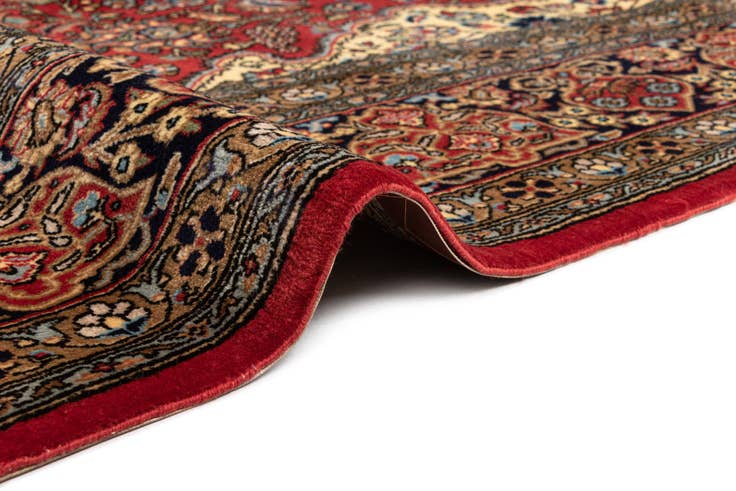 Detail image of 6' 7 x 10' 1 Hand Knotted Qom Persian Rug
