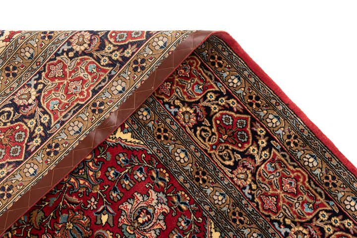 6' 7 x 10' 1 Hand Knotted Qom Persian Rug