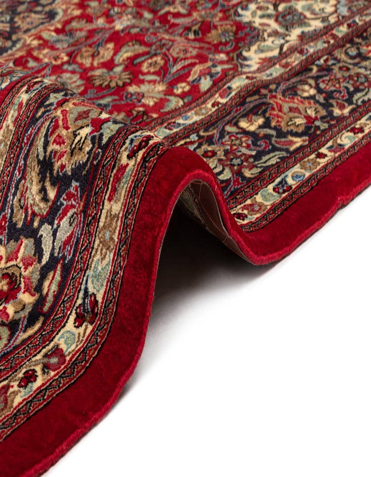 Detail image of 6' 9 x 9' 8  Hand Knotted Qom Persian Rug