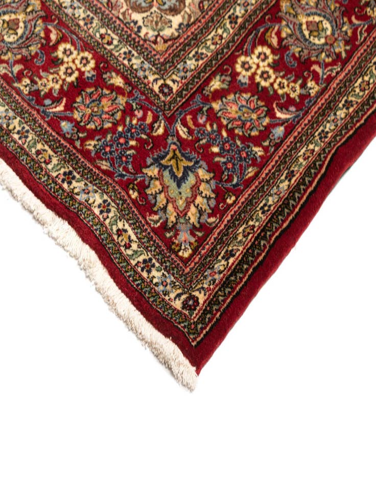 Detail image of  6' 4 x 9' 6  Hand Knotted Qom Persian Rug