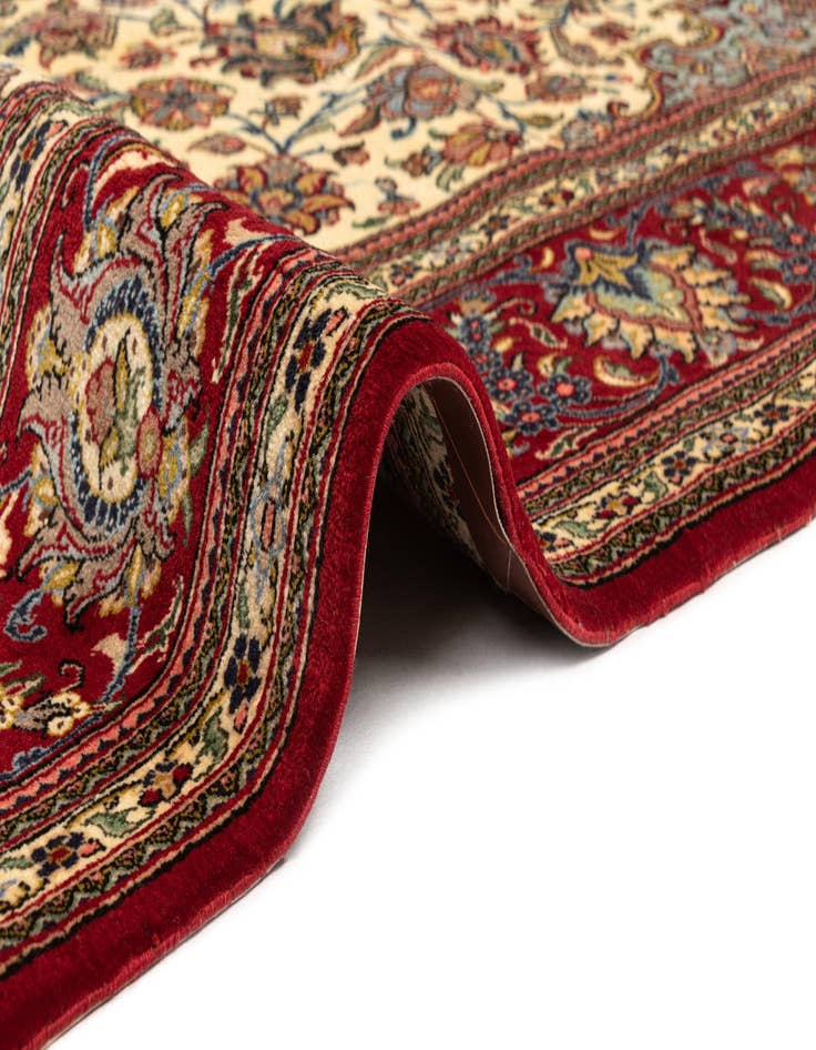 Detail image of  6' 4 x 9' 6  Hand Knotted Qom Persian Rug
