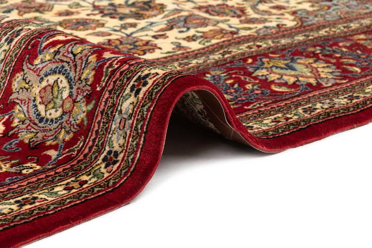 Detail image of 6' 4 x 9' 6 Hand Knotted Qom Persian Rug