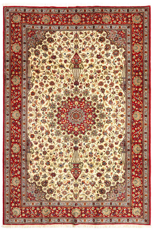 Detail image of 200cm x 290cm anudado a mano Qom Alfombra Persa