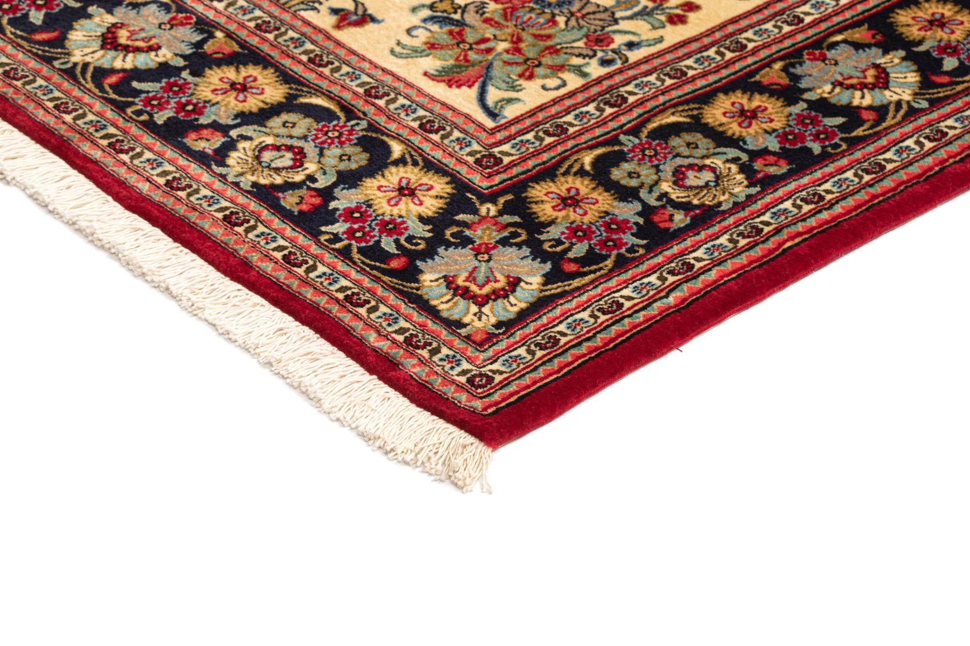 4' 8 x 6' 8 Hand Knotted Qom Persian Rug