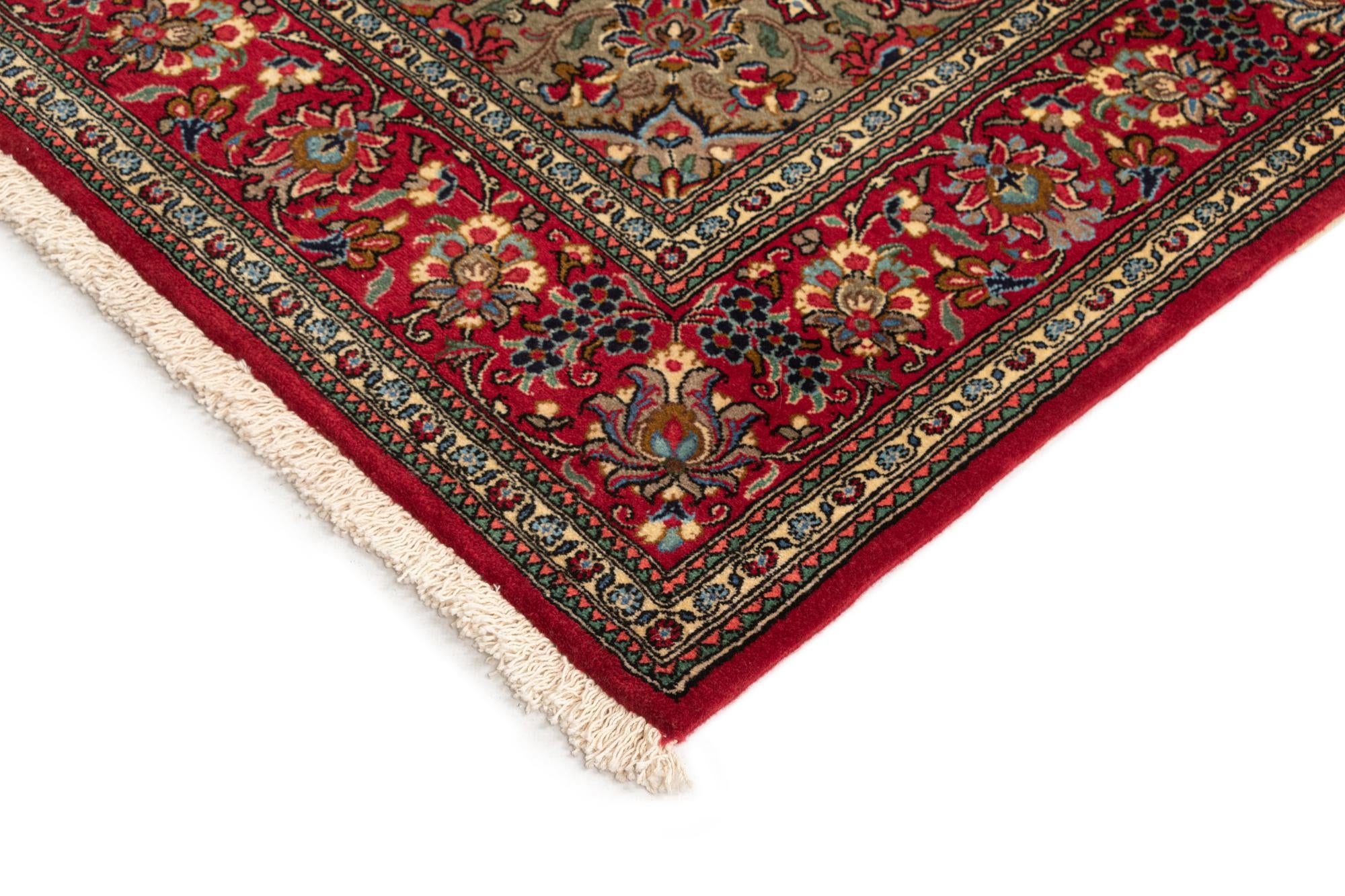 4' 8 x 6' 9 Hand Knotted Qom Persian Rug