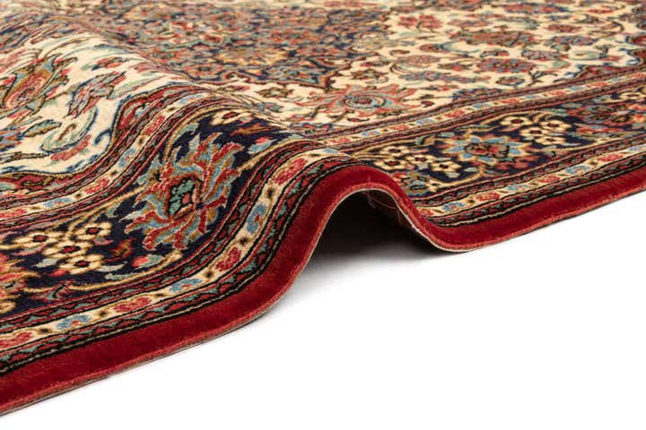 4' 8 x 7' 1 Hand Knotted Qom Persian Rug