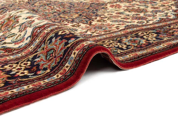 Detail image of 4' 8 x 7' 1 Hand Knotted Qom Persian Rug