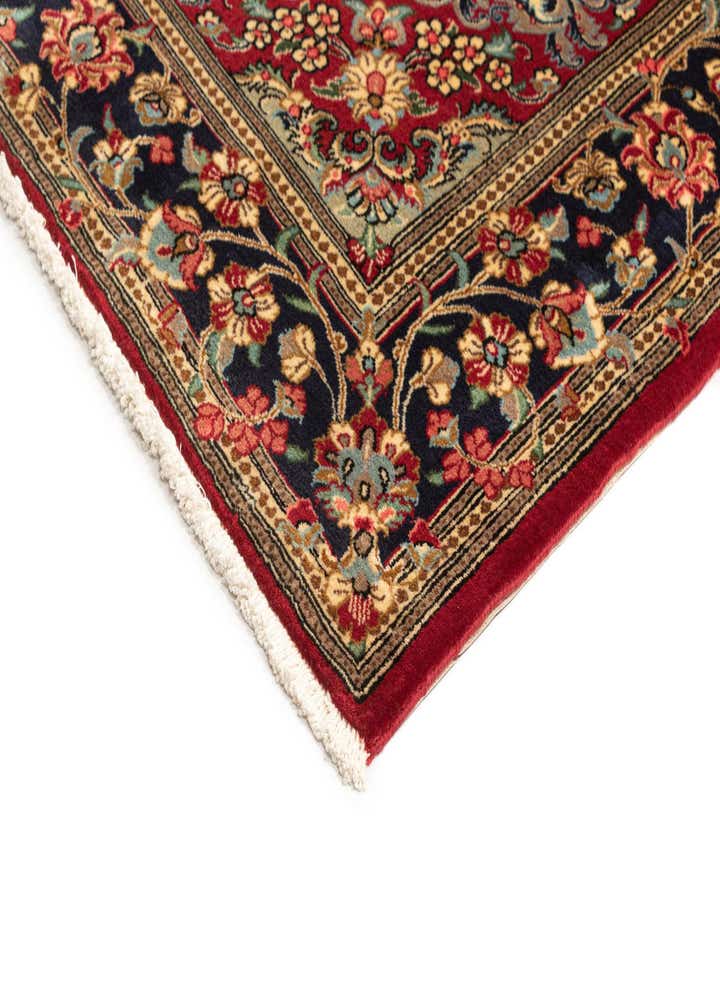 4' 8 x 6' 8 Hand Knotted Qom Persian Rug