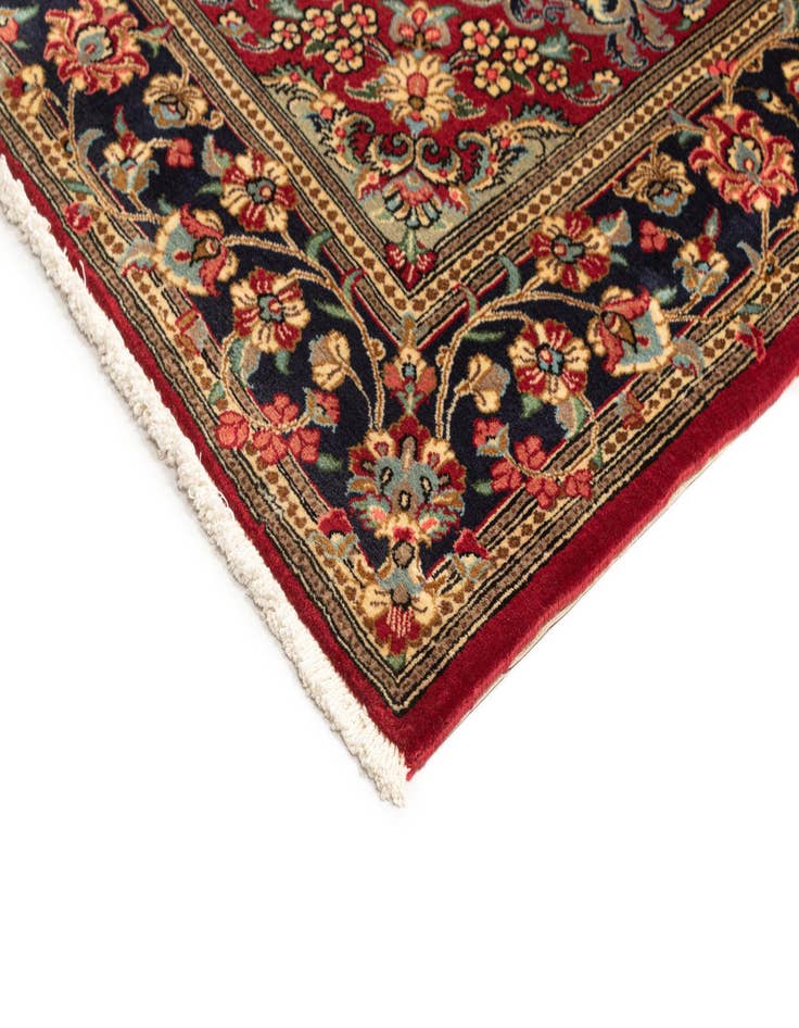 Detail image of 4' 8 x 6' 8 Hand Knotted Qom Persian Rug