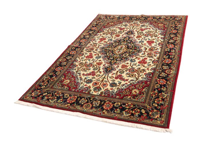 Detail image of 4' 9 x 7' Qom Rug