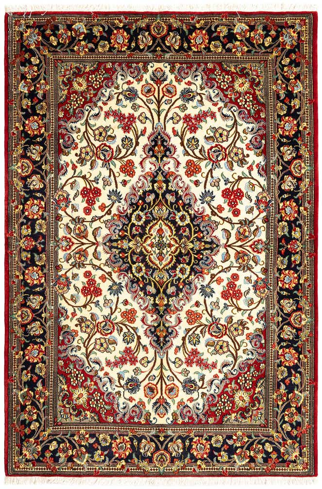 4' 9 x 7' Qom Rug