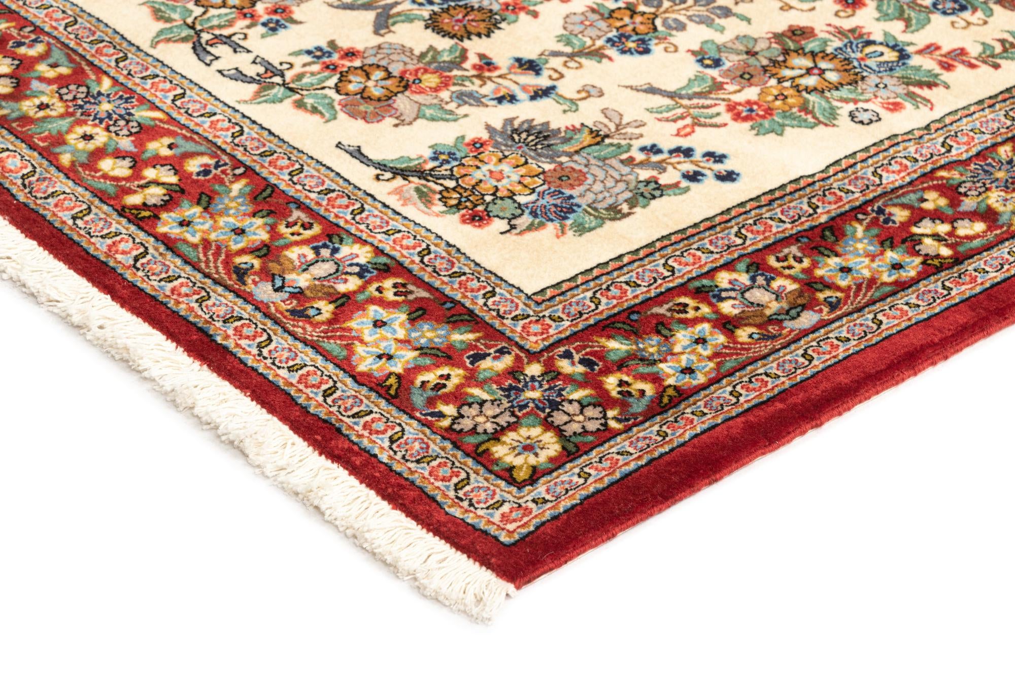 3' 2 x 5' 1 Hand Knotted Qom Persian Rug