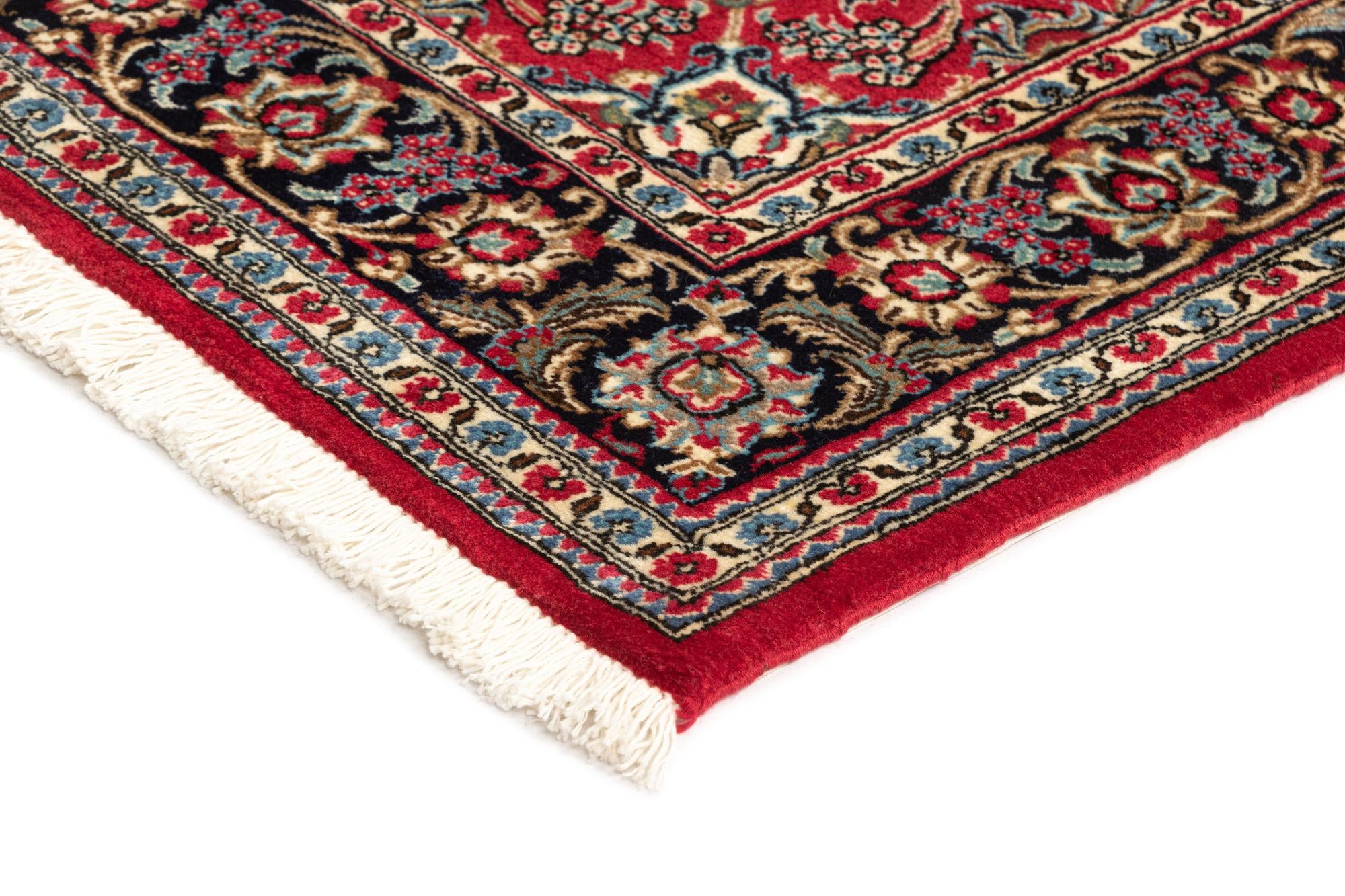 3' 7 x 5' Hand Knotted Qom Persian Rug