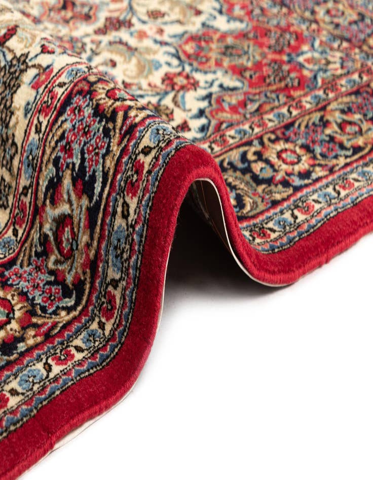 Detail image of 3' 7 x 5'  Hand Knotted Qom Persian Rug