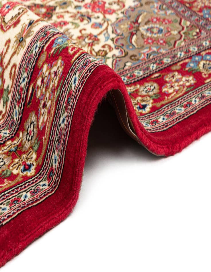 Detail image of 3' 4 x 5' 1  Hand Knotted Qom Persian Rug