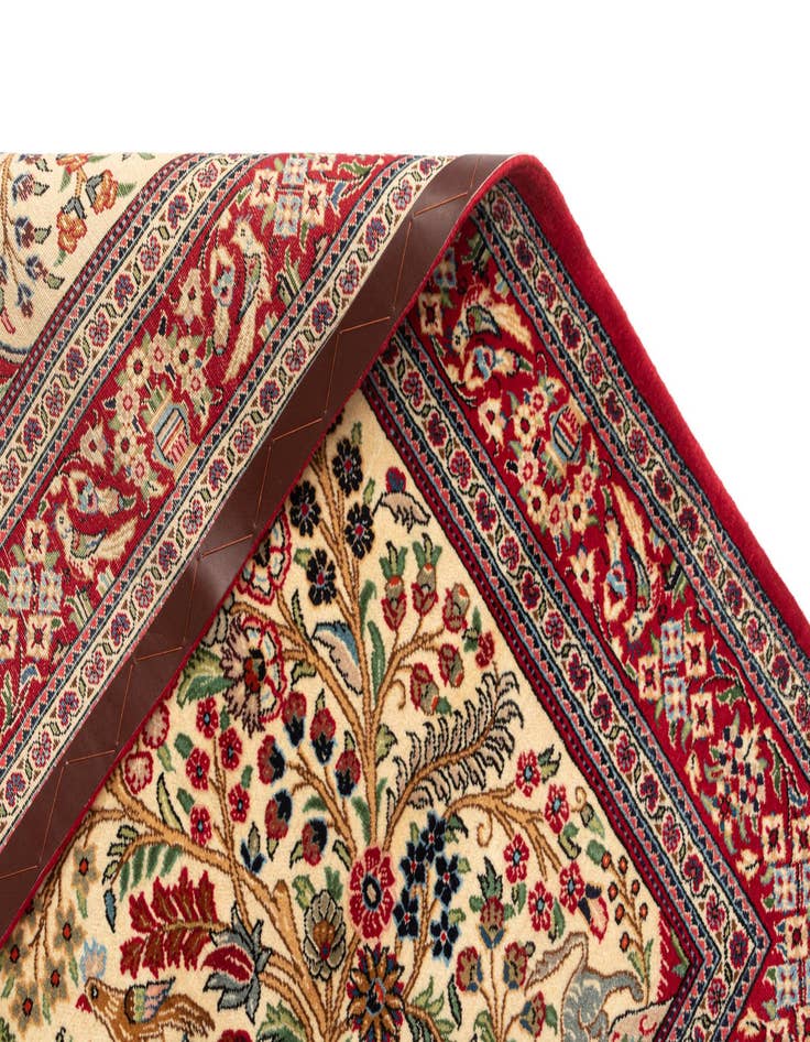 Detail image of 3' 3 x 4' 10  Hand Knotted Qom Persian Rug