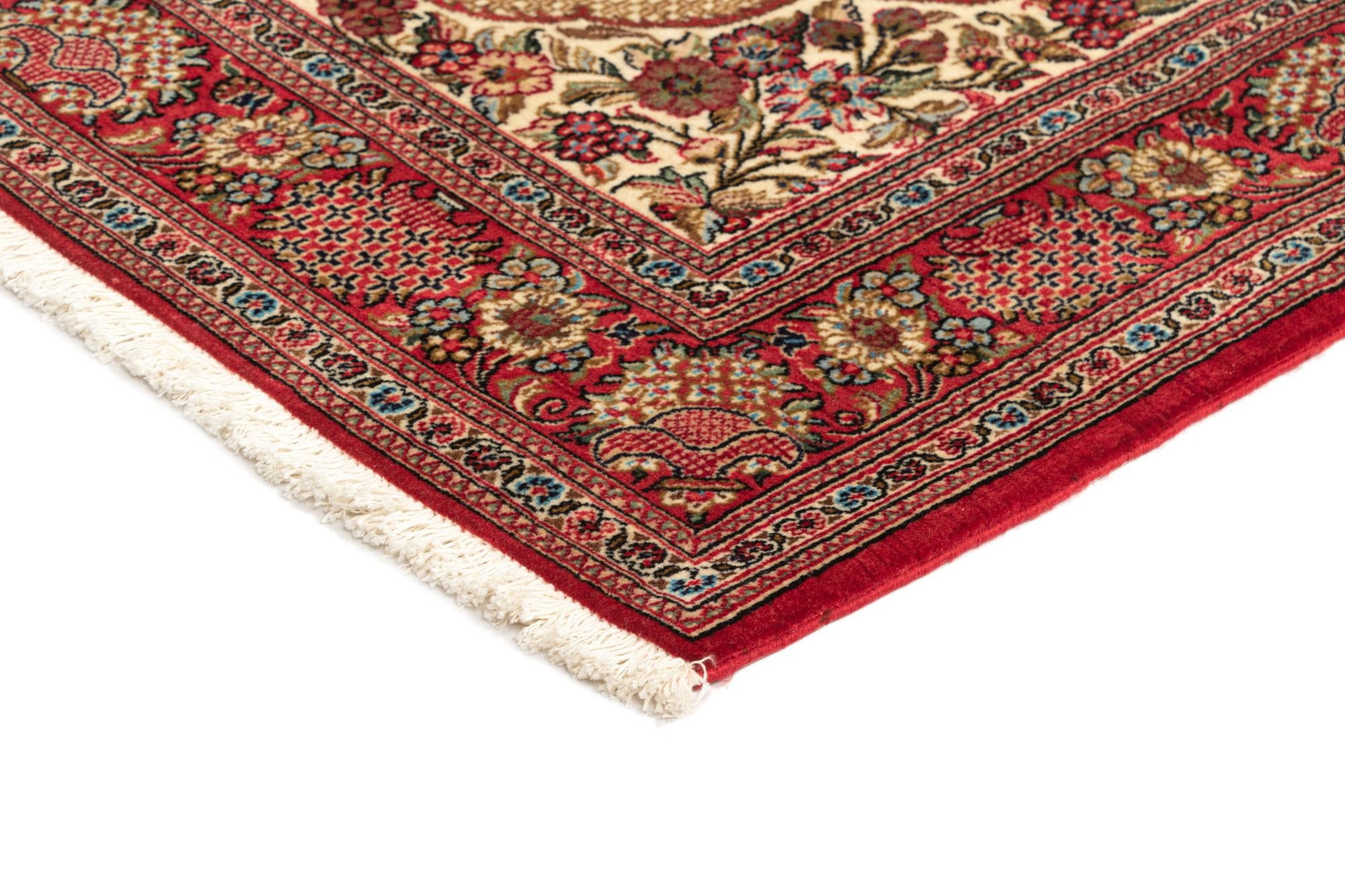 3' 4 x 5' 1 Hand Knotted Qom Persian Rug