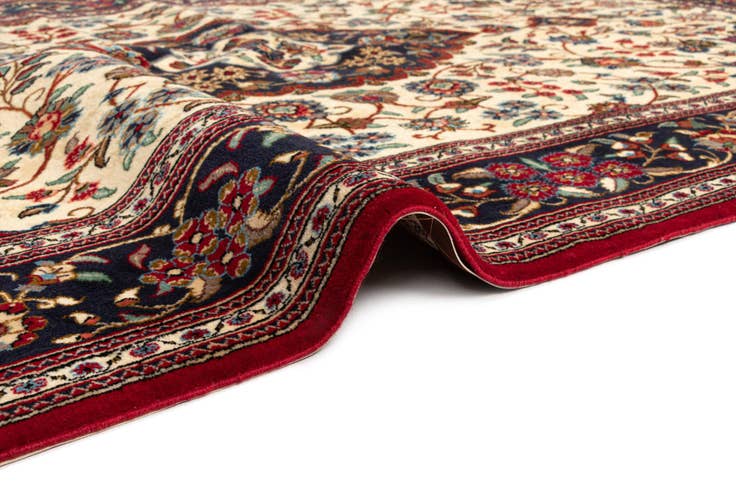 Detail image of 5' 1 x 8' Hand Knotted Qom Persian Rug