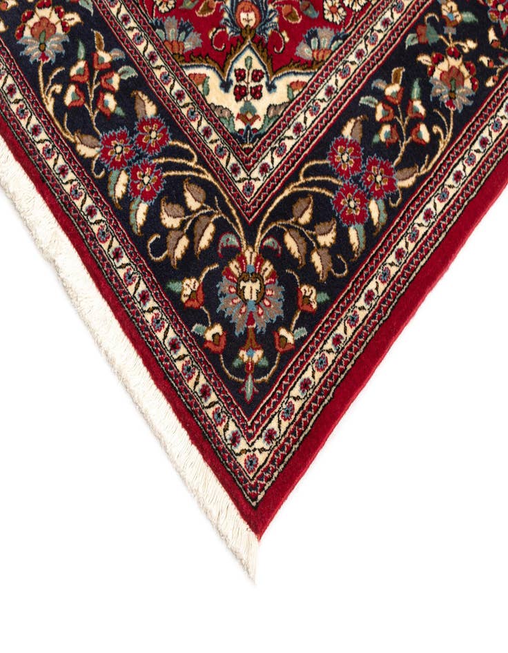 Detail image of 5' 1 x 8'  Hand Knotted Qom Persian Rug