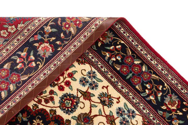 5' 1 x 8' Hand Knotted Qom Persian Rug