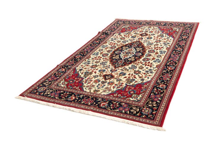 Detail image of 5' x 8' 5 Hand Knotted Qom Persian Rug