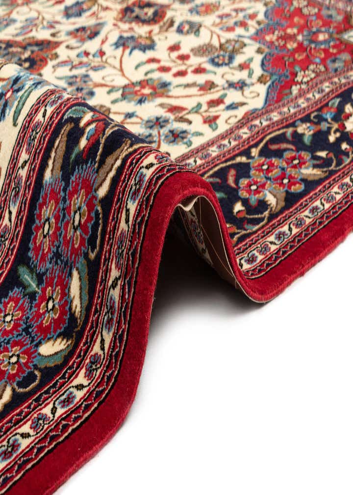 5' x 8' 5 Hand Knotted Qom Persian Rug