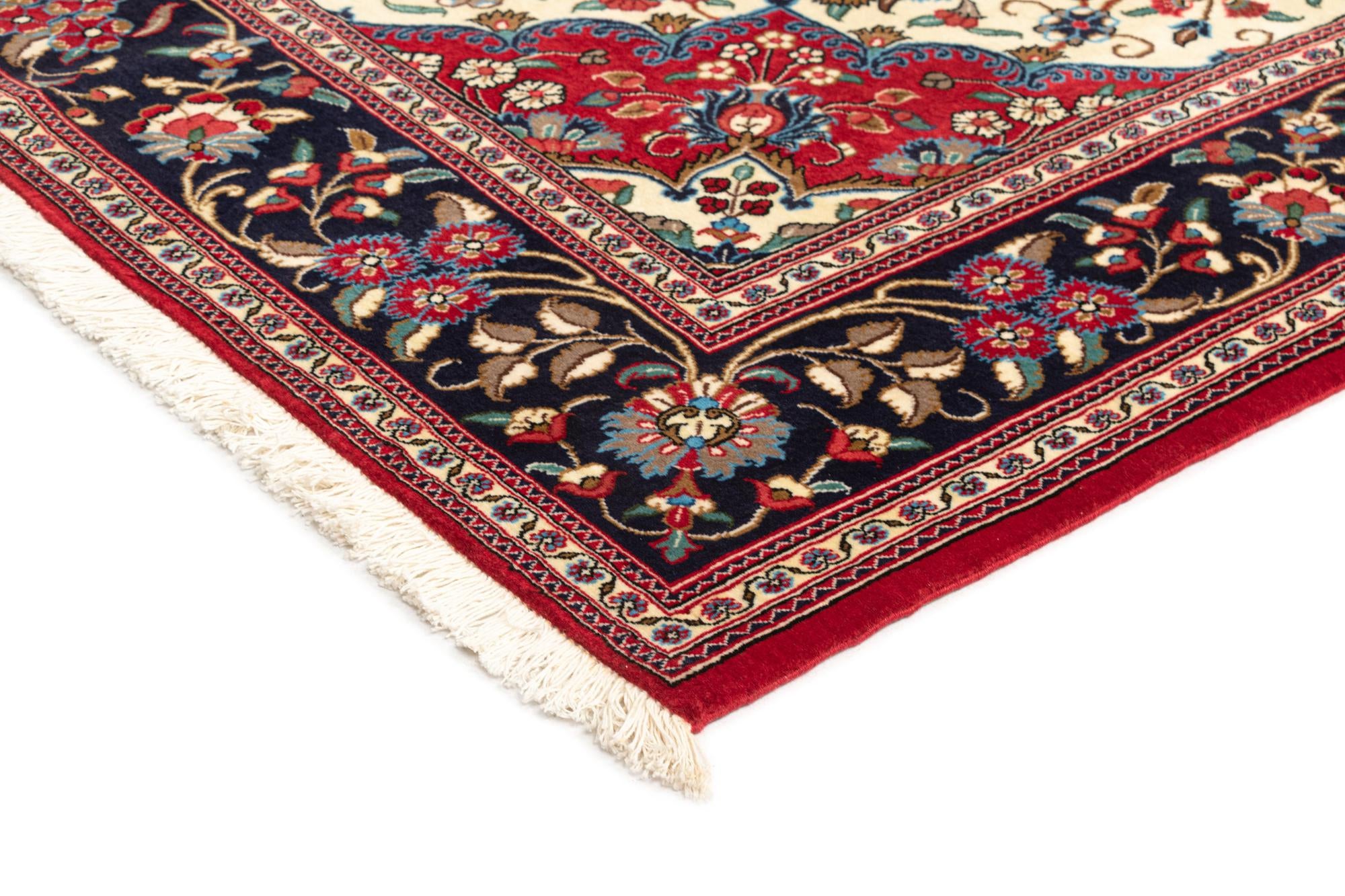 5' x 8' 5 Hand Knotted Qom Persian Rug