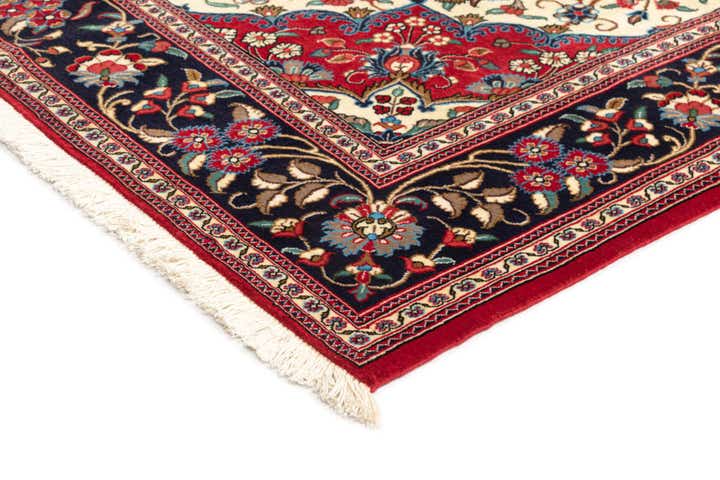 5' x 8' 5 Hand Knotted Qom Persian Rug